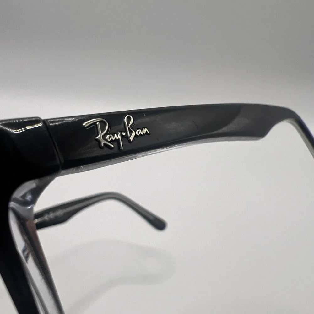 Ray Ban Kids RB1531 3529 48-16-130 Black Clear Flex Hinge Eyeglasses Frames Only